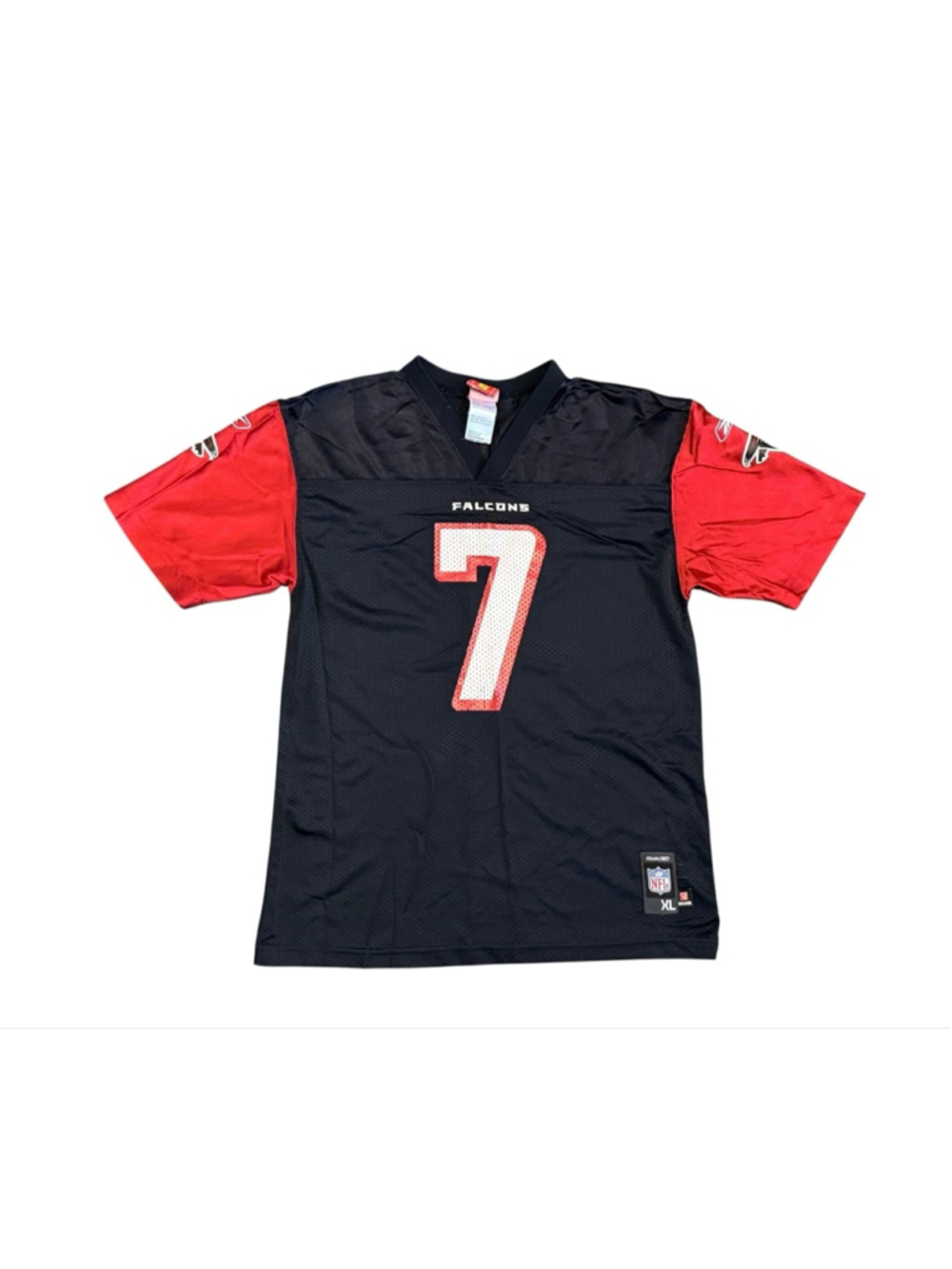 Michael Vick Atlanta Falcons #7 NFL Reebok Jersey Youth XL 18-20 Black Red - Picture 3 of 10